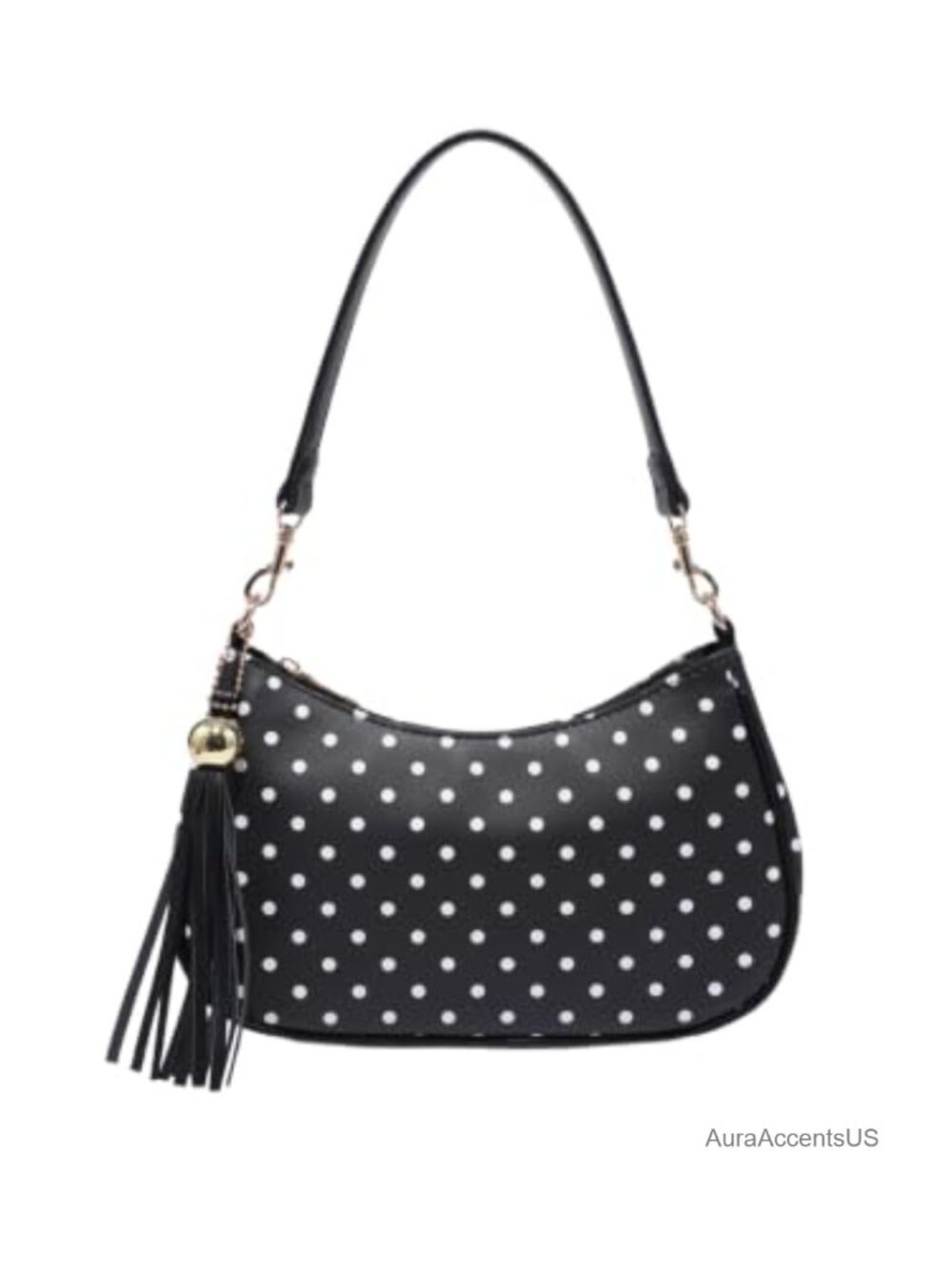 Faux Fur Cow Print Shoulder Bag Y2k Top Handle Handbag Retro